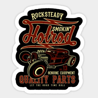 Rocksteady Hot Rod Sticker